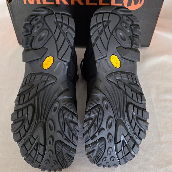 NEW NIB Merrell Moab 2 Mid Black Boots Men's 11.5 - Picture 10 of 16